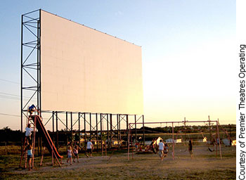 Drive-in screen