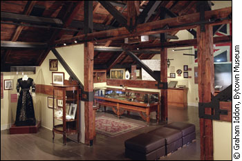 Inside the Bytown Museum - the historical artifacts fill the museum