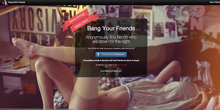 Bang With Friends former homepage