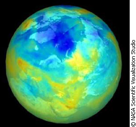 Representation of stratospheric ozone levels over the Arctic