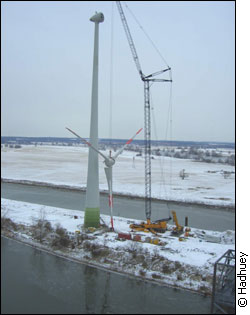 assembling a turbine