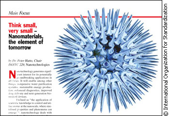 An ISO publication dealing with nanotech