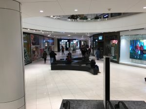 Shoppers in the Rideau Centre in downtown Ottawa.